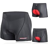 Men's 4D Padded Cycling Underwear Shorts Breathable Lightweight Performance Mountain Bike Bicycle Cycling Shorts Underpants Padded 2.3 CM Sponge Durable Short Pants (L 29