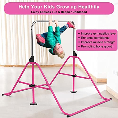 RAVS Gymnastics Bar for Kids with Swing Set Gymnastics Bars for Home 9