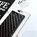 Grid leather Cases for iphone 7plus Diamond lattice back Cover for iphone 8Plus Rhombic sheepskin Capa Fundas for iPhone 7 Plus/8 Plus (iPhone 7 Plus/8 Plus 5.5'', Black)