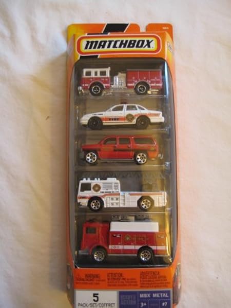 matchbox fire truck set