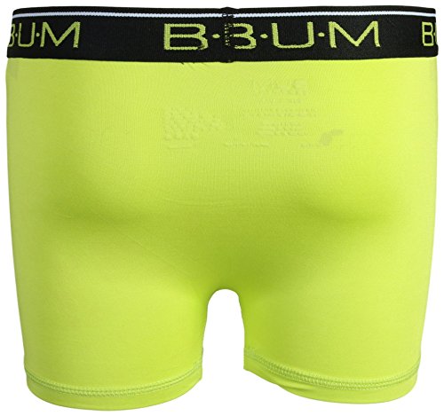 B.U.M. Equipment Boys\' Performance Active Compression Underwear Boxer Briefs (6 Pack) (Orange/Charcoal/Lime, Large/12-14)' - Thumbnail 5