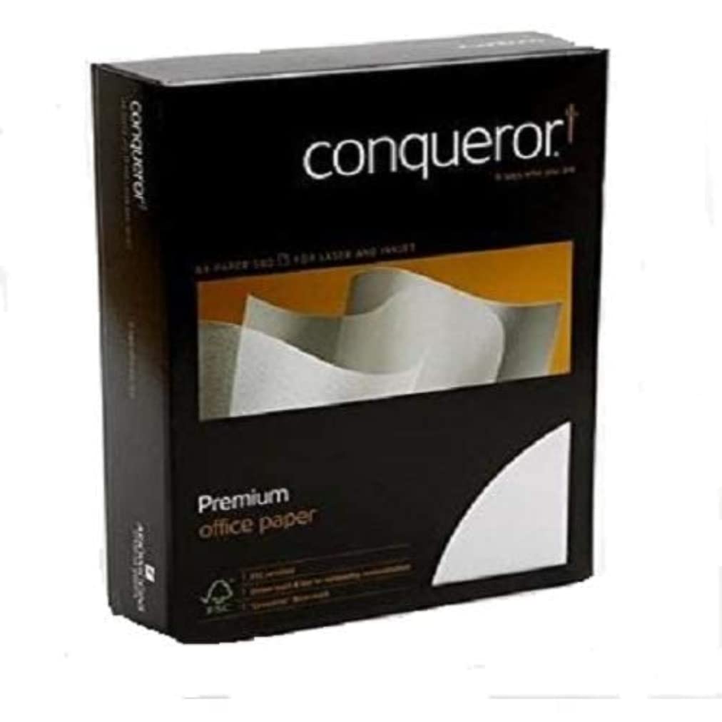 Conqueror Laid WMK FSC Mixed Credit Paper 100gsm 210x297mm - Cream (500sh)