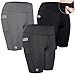FITTIN Women's Sports Shorts Activewear for Active Fitness Pocket Yoga Running Workout Gym Running Leggings 3-Pack L