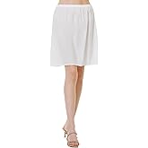 BEAUTELICATE Womens Half Slip 100% Cotton Vintage Underskirt in 3 Lengths