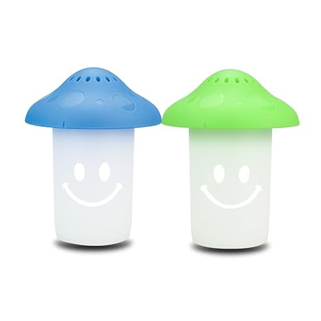 iebiyo 2pcs Happy Mushroom microondas y horno limpiador ...