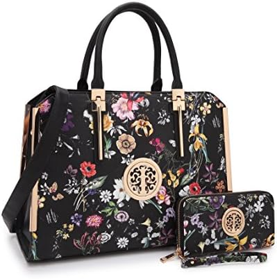 Stylish Satchel w/wallet Designer Purse Trendy Shoulder bag for woman Holiday gift Lady Briefcase