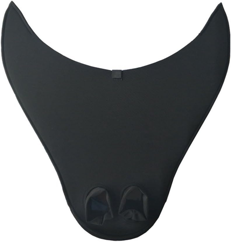 EBRICKON Swiming Flipper Training Diving Fins Mermaid Tails with Monofin for Swimming Floating Fins Swim Fins Fish Tail Fins for Kids and Adults (Black)