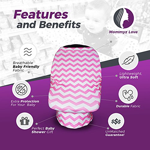 Nursing Breastfeeding Cover Scarf Baby Car Seat Canopy Shopping Cart