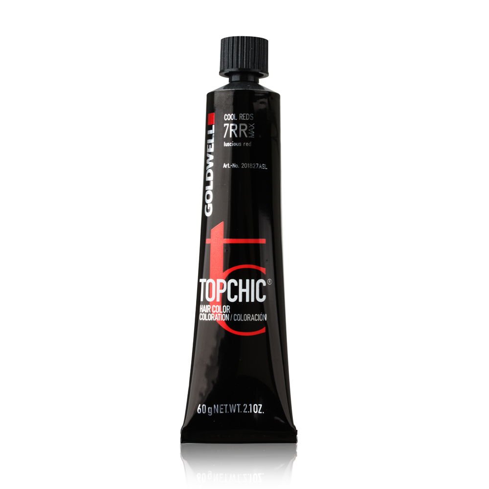 Goldwell Topchic Hair Color, 7rr Max Luscious Red, 2.03 Ounce