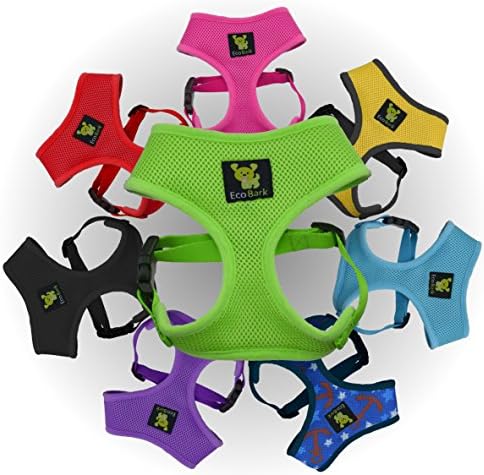 Classic Dog Harness Innovative Mesh No Pull No Choke Design Soft Double Padded Breathable Vest for Eco-Friendly Easy Control Walking for Large Puppies Full Size Breeds & Extra Large Dogs (XL, Green)