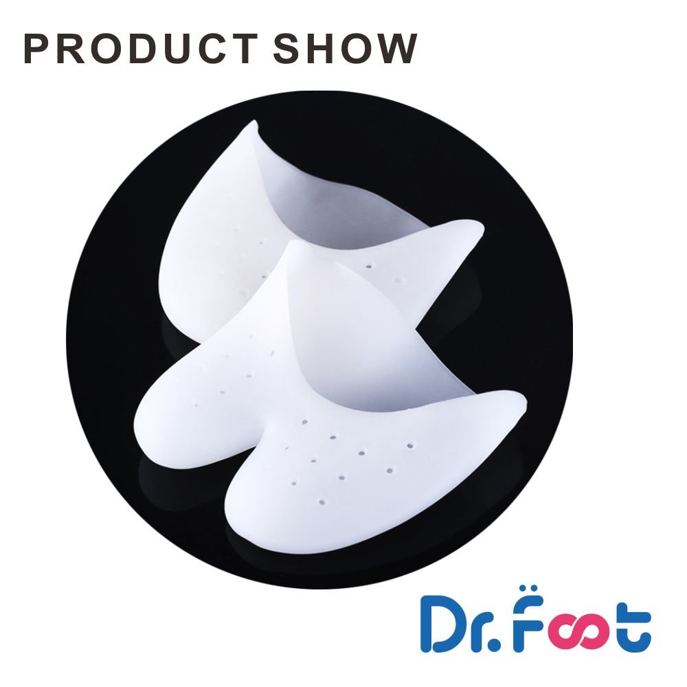 Dr. Foot\'s Forefoot Cushions-Forefoot Metatarsal Pain Relief Absorber Cushion Ball of Foot-1 pair (Milkwhite)