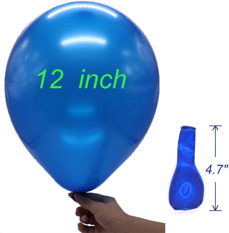 Premium 100 Balloons, Latex Party Helium Colored Balloons, 10 Assorted Colors 12 Inch Rainbow Colorful Balloons Bulk Pack for Birthday Parties Supplies and Arch Decoration: Health & Personal Care