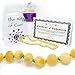 The Art of Cure Original Baltic Amber Necklace- Polished Handmade (Raw Butterscotch) for boy or girl - 12-12.5 Inches size