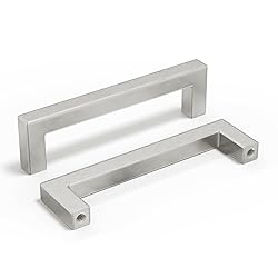 homdiy 25 Pack 4 Inch Brushed Nickel Cabinet Pulls