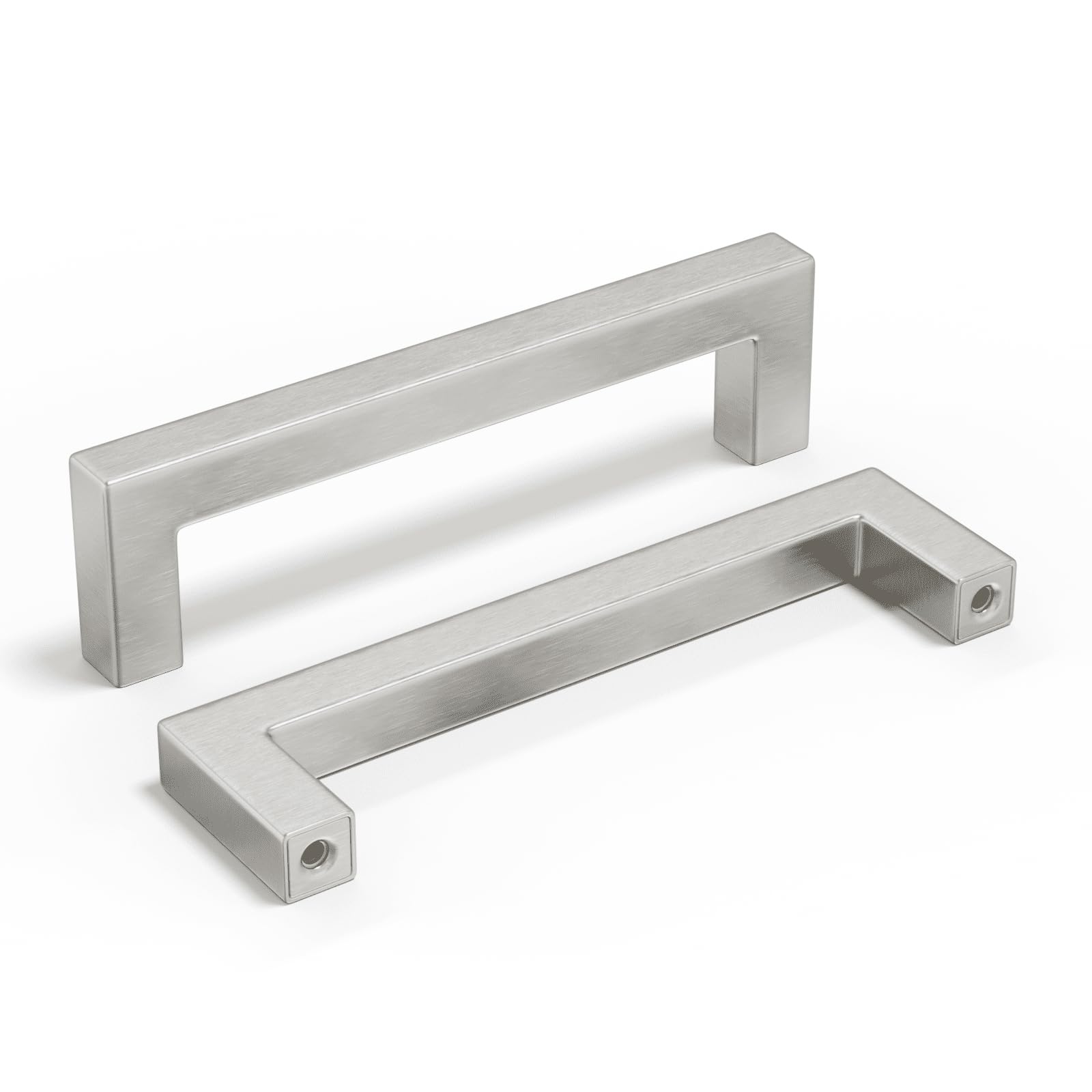 homdiy 25 Pack 4 Inch Brushed Nickel Cabinet Pulls