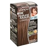L'Oreal Natural Match No-Ammonia Color-Calibrated Creme, Medium Ash Brown, 5C Cooler