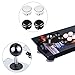 Gamelec 2 Players DIY Arcade Game Button and Joysticks Controller Kits for Rapsberry Pi and Windows,2X 5 Pin Joysticks,Black and White Each with 10 Buttonsthumb 1