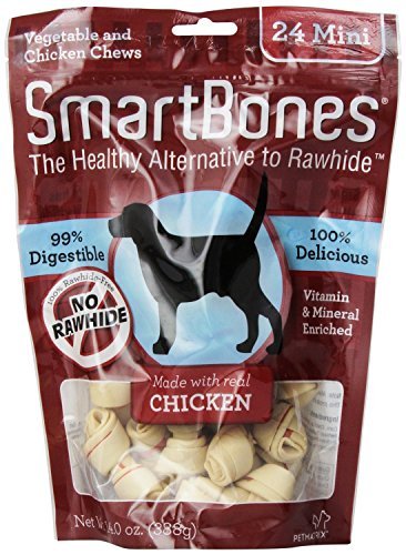 SmartBones Chicken Dog Chew, Mini, 24-Pack(2Pack)