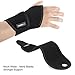 YOUNGDO Sports Wrist Brace, 7-11” Adjustable Wrist Support Wraps Thumb Loops Men & Women, Ideal Tennis Basketball Badminton Volleyball Cycling Gym Fitness (1 Pair) (7