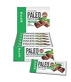 Paleo Protein Bars Chocolate Mint 12 Bars (20g Protein) w/Prebiotics 2 Net Carb
