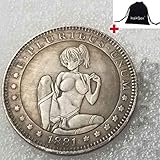 GoolCoinKit Girl longing for Liberty-Commemorative Old Coins - Hand Carved  Hobo Nickel Funny Coins - Discover History US Coins-Handmade Coins CoolGoodsKit