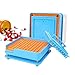 Easy to Use 100 Hole Capsule filler Tray with Powder Block Plate & Tamper, by Piazza Amalfi [Upgraded Version] size 0