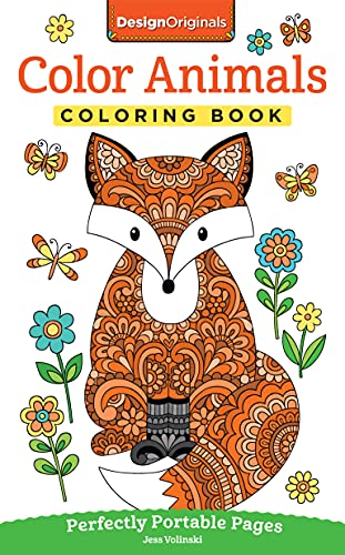 Amazon.com: Color Animals Coloring Book: Perfectly Portable Pages (On ...