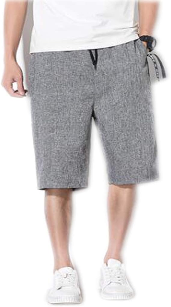 Amazon Wsapi 5分丈パンツ メンズ 夏 涼し ハーフパンツ ショートパンツ 半ズボン ガウチョパンツ サルエルパンツ 短パン 袴パンツ ズボン パンツ 調整紐 無地 大きいサイズ カジュアル 大きいサイズ ショートパンツ 通販