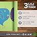 Gaiam Kids Yoga Mat Exercise Mat, Yoga for Kids with Fun Prints - Playtime for Babies, Active & Calm Toddlers and Young Children, Birdsong, 3mm