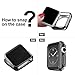 Apple Watch Series 2 Case 38mm, Alritz 2 Pack Soft TPU Protective Case Flexible Anti-scratch Bumper Cover for iWatch Series 2 Series 1, Black & Clear