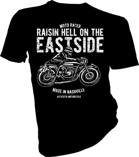Raisin Hell On The East Side, Fruit Of The Loom Black Unisex T-Shirt