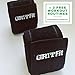 GRITFIT Athletics Knee Wraps (Pair), Knee Compression Sleeve- for Squats, Powerlifting, Weightlifting, Crosstraining, Workouts & Fitness. Knee Strap for Men & Women- Bonus Carry Bag & 3 Workouts