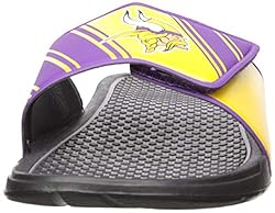 FOCO Minnesota Vikings NFL Mens Legacy Sport Slide