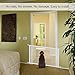 Accmor Magic Gate for Dogs, Portable Folding Pet Safety Gate Mesh Magic Gate for Dogs with Removable Hook, Pet Safety Enclosure Install Anywhere (White)