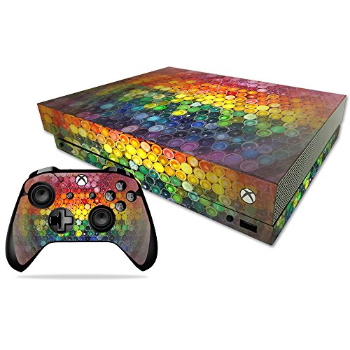 MightySkins Skin Compatible with Microsoft Xbox One X - Color Me | Protective,…