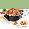 GILES-POSNER-EK4247-Family-Multi-Meal-Maker-1500-W-32-cm-Copper-Non-Stick-Coated-Cooking-Plate-5-Heat-Settings-Detachable-Thermostat Giles & Posner EK4247 Electric Cooking Pan, 1500W Multicooker, Electric Skillet, Family Multi Meal Maker For Pasta…