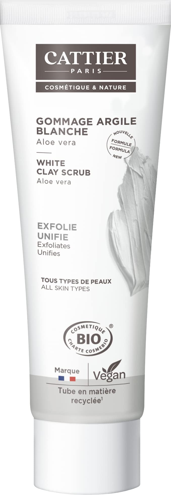 Cattier White Clay Scrub Organic 100ml