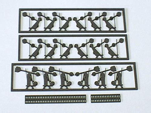 modellbahn-exklusiv Innenspannwerke für Stellwerke, 18 Stück, Lasercut-Bausatz, Spur H0, 1:87 – Bild 3