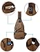 mygreen Mens Canvas Chest Pack Cross body Outdoor Travel Bag Rucksack Sling Backpack(Khaki)