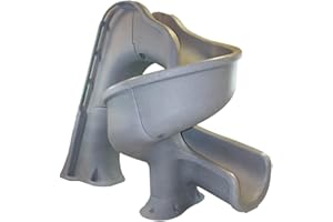 Global Pool Products Tsunami Inground Swimming Pool Water Slide Deck Mounted Sand GPPSTS-Sand