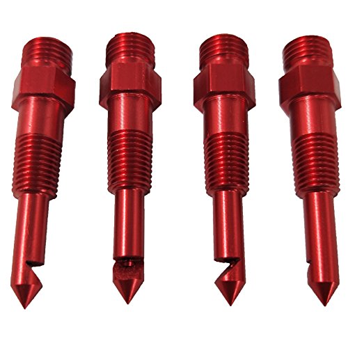 Dracary Work For Nitrous Oxide Systems Fan Spray Nozzles 1/16" NPT (2PCS Red) - Thumbnail 3
