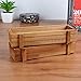 Wooden Plant Seeds Box, 2 Colors Randomly Indoor Outdoor Windowsill Kitchen Garden Herb / Flower Planter Trough (3Pcs)