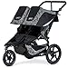 BOB Revolution Flex 3.0 Duallie Jogging Stroller, Lunar Black [Old Version]