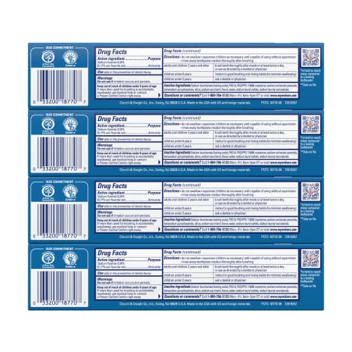 ARM & HAMMER PEROXICARE TOOTHPASTE FOR GUM HEALTH, BAKING SODA TOOTHPASTE, CLEAN MINT, 6.0 OZ