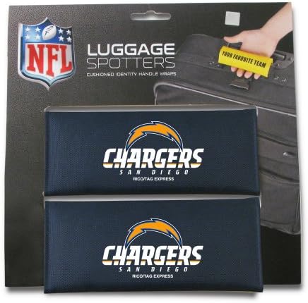 SAN DIEGO CHARGERS Luggage Spotter® Luggage Handle Wrap - Luggage Tag - BOGO! 4-PK - CLOSEOUT!