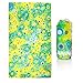 AVAWAVA Microfiber Beach Towel for Travel - Compact, Quick Dry, Lightweight, Shakes Off Sand Easily, Artistic Design on Both Sides, Large 63x35 inches - Machine Wash/Dry, Globules