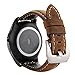 Galaxy Watch 42mm Band, Gear S2 Classic Bands, Gear Sport Band, Maxjoy 20mm Leather Replacement Strap for Galaxy Watch 42mm/Samsung Gear S2 Classic SM-R732 SM-R735/Gear Sport SM-R600 Smartwatch, Brown