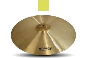 Dream Cymbals and Gongs (ECR18) 18 Inch Crash Cymbal Bundle with Liquid Audio Polishing Cloth - Energy Series Crash Cymbal