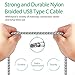 USB Type C Cable,2Pack Extra Long USB A to USB C Fast Charger Cable 10Ft 6Ft,DEEGO Nylon Braided USB C Cord Compatible for Samsung Galaxy S10 S9 S8 Plus Note 10 9 8,LG V20 V50 V40 G8 G7 Thinq,Moto Z3