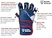 Steel Sweat Weightlifting Gloves with 18-inch Wrist Wrap Support for Workout, Gym and Fitness Training - Best for Men and Women Who Love Weight Lifting - Leather ZED Blue